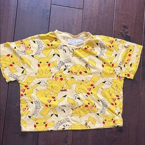 Zara Yellow Pokémon Kids T-Shirt